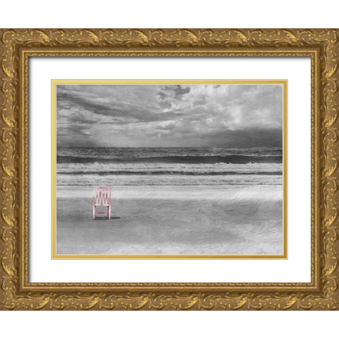 Barren Ocean 1 Gold Ornate Wood Framed Art Print with Double Matting by Prime, Marcus