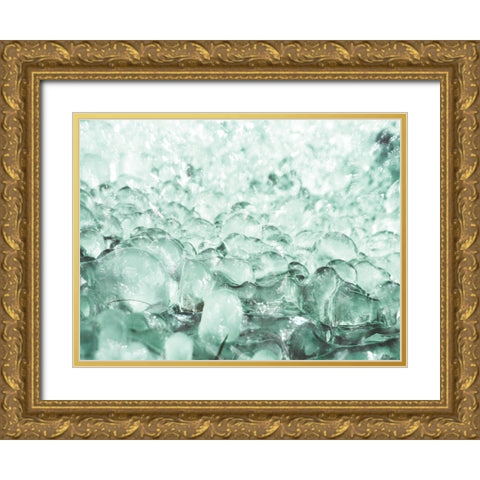 Bubbly Mint 1 Gold Ornate Wood Framed Art Print with Double Matting by Prime, Marcus