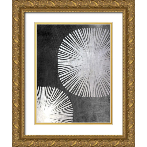 Metallic Star Shine 1 Gold Ornate Wood Framed Art Print with Double Matting by Prime, Marcus