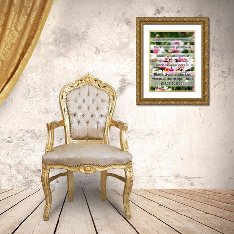 Splendid Lives 1 Gold Ornate Wood Framed Art Print with Double Matting by Prime, Marcus
