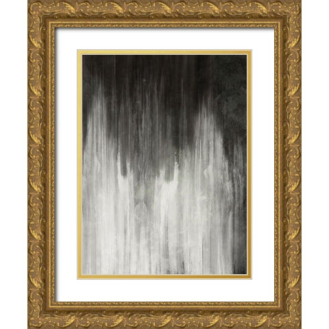 Furious Strokes Gold Ornate Wood Framed Art Print with Double Matting by Prime, Marcus