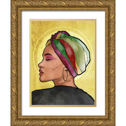 Majestic Princess 1 Gold Ornate Wood Framed Art Print with Double Matting by Prime, Marcus
