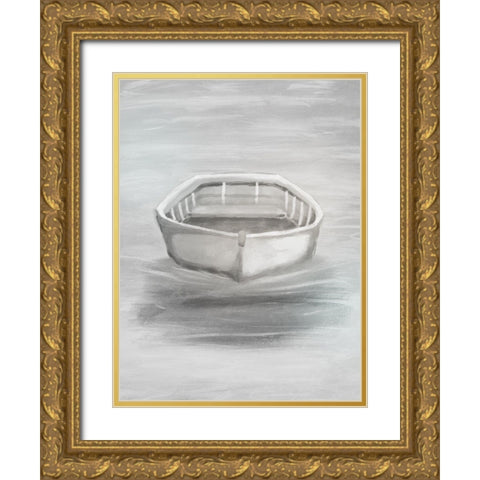 Floating Sea Hope 1 Gold Ornate Wood Framed Art Print with Double Matting by Prime, Marcus