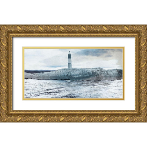 Dawn Over Breakage Gold Ornate Wood Framed Art Print with Double Matting by Prime, Marcus