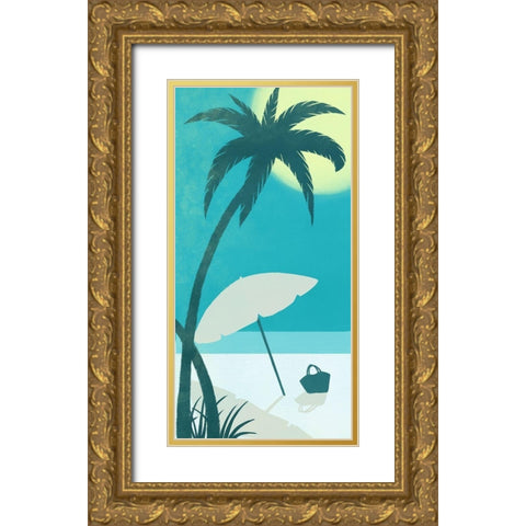 Coastal Fun 5 Gold Ornate Wood Framed Art Print with Double Matting by Prime, Marcus