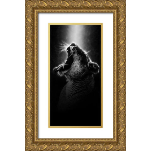 Powerful Resilience 3 Gold Ornate Wood Framed Art Print with Double Matting by Prime, Marcus