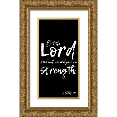 Strong Lord 1 Gold Ornate Wood Framed Art Print with Double Matting by Prime, Marcus