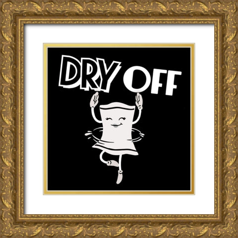 Retro Dry Dance 2 Gold Ornate Wood Framed Art Print with Double Matting by Prime, Marcus