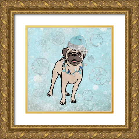 Merry Seasmas 2 Gold Ornate Wood Framed Art Print with Double Matting by Prime, Marcus