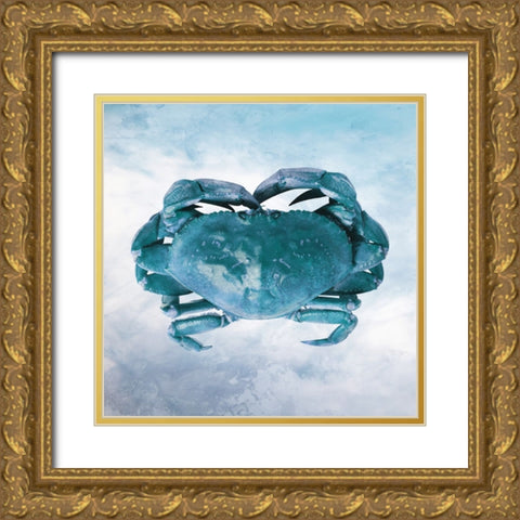 Underwater Friends 1 Gold Ornate Wood Framed Art Print with Double Matting by Prime, Marcus