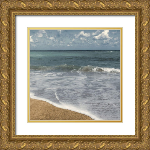 Relaxing Day 1 Gold Ornate Wood Framed Art Print with Double Matting by Prime, Marcus