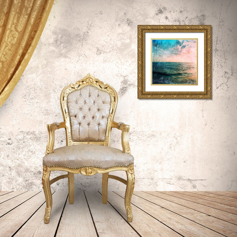 Relaxing Titan 2 Gold Ornate Wood Framed Art Print with Double Matting by Prime, Marcus