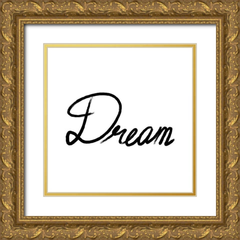 Dream Gold Ornate Wood Framed Art Print with Double Matting by Prime, Marcus