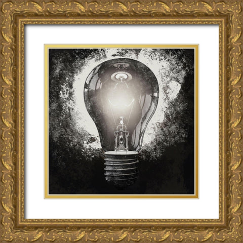 Darkness Shine 1 Gold Ornate Wood Framed Art Print with Double Matting by Prime, Marcus