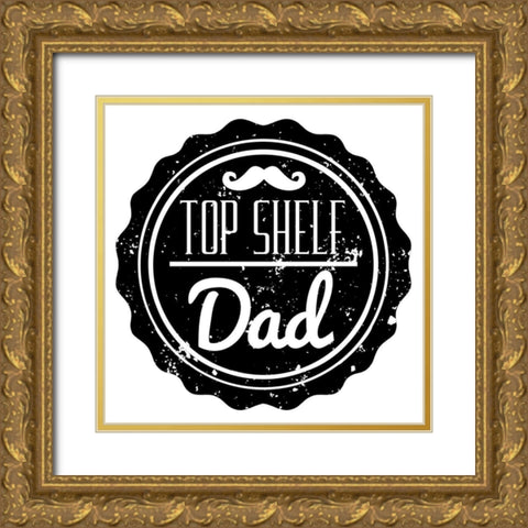 Top Shelf Gold Ornate Wood Framed Art Print with Double Matting by Prime, Marcus
