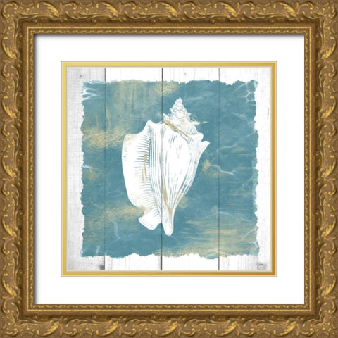 Coastal Embrace Gold Ornate Wood Framed Art Print with Double Matting by Prime, Marcus