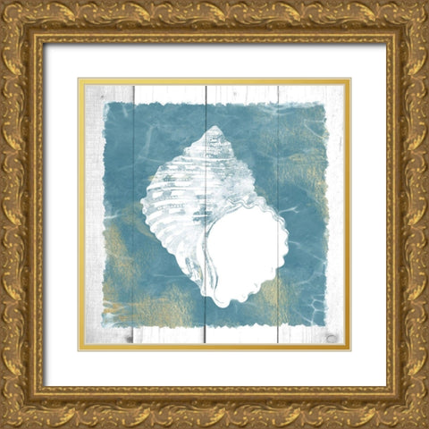 Coastal Embrace 4 Gold Ornate Wood Framed Art Print with Double Matting by Prime, Marcus