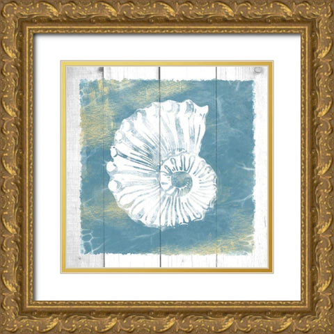 Coastal Embrace 5 Gold Ornate Wood Framed Art Print with Double Matting by Prime, Marcus