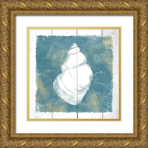 Coastal Embrace 6 Gold Ornate Wood Framed Art Print with Double Matting by Prime, Marcus