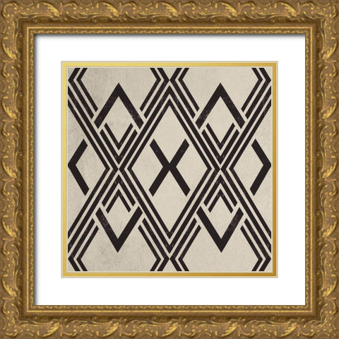 Triangular Majesty Gold Ornate Wood Framed Art Print with Double Matting by Prime, Marcus