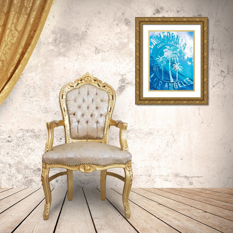 South Coast Curls 2 Gold Ornate Wood Framed Art Print with Double Matting by Miller, Savannah