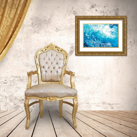 South Coast Curls 3 Gold Ornate Wood Framed Art Print with Double Matting by Miller, Savannah