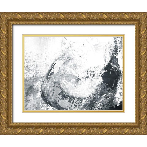 Make Waves Gold Ornate Wood Framed Art Print with Double Matting by Villa, Mlli