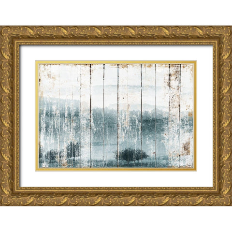 Forrest Gold Ornate Wood Framed Art Print with Double Matting by Villa, Mlli