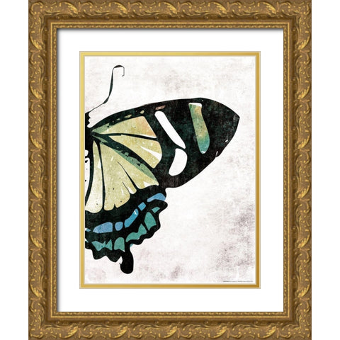 Fun Fly Two Gold Ornate Wood Framed Art Print with Double Matting by Villa, Mlli