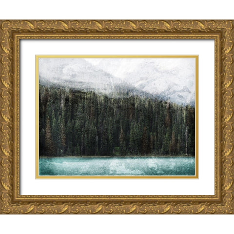 Look At The Trees Gold Ornate Wood Framed Art Print with Double Matting by Villa, Mlli