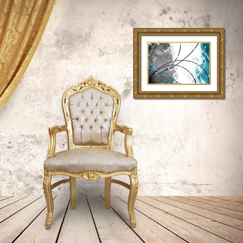 Find The Way Gold Ornate Wood Framed Art Print with Double Matting by Villa, Mlli