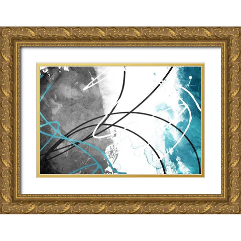 Find The Way Gold Ornate Wood Framed Art Print with Double Matting by Villa, Mlli