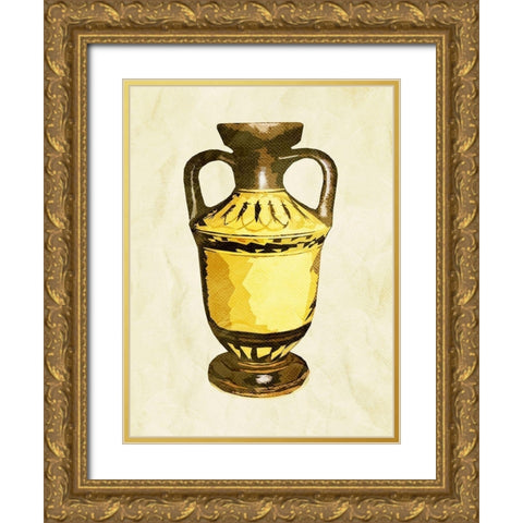 Look At The Urn Gold Ornate Wood Framed Art Print with Double Matting by Villa, Mlli