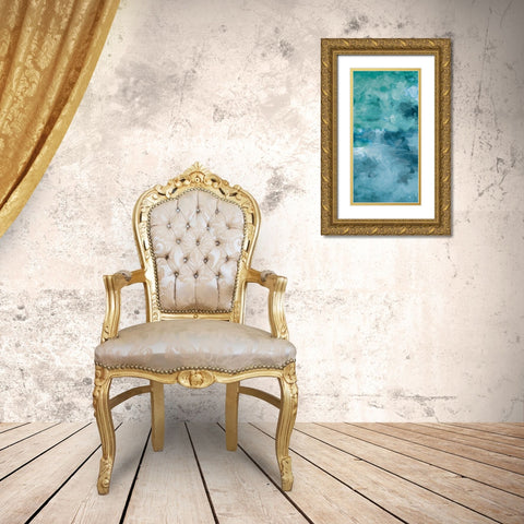 Cloudy Piece Two Gold Ornate Wood Framed Art Print with Double Matting by Villa, Mlli