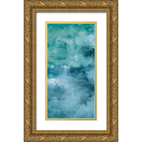 Cloudy Piece Two Gold Ornate Wood Framed Art Print with Double Matting by Villa, Mlli