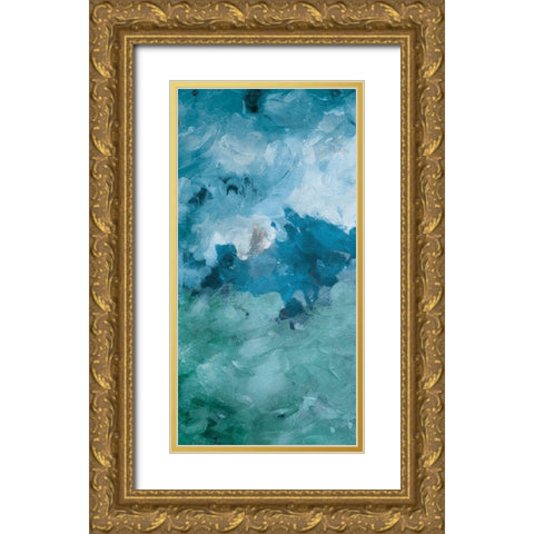 Cloudy Piece Again Two Gold Ornate Wood Framed Art Print with Double Matting by Villa, Mlli