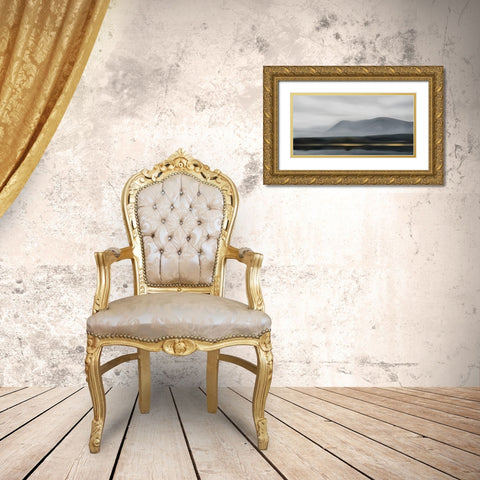 See Through The Fog Gold Ornate Wood Framed Art Print with Double Matting by Villa, Mlli