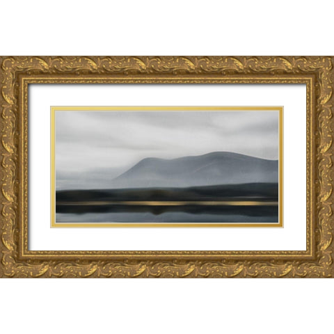 See Through The Fog Gold Ornate Wood Framed Art Print with Double Matting by Villa, Mlli