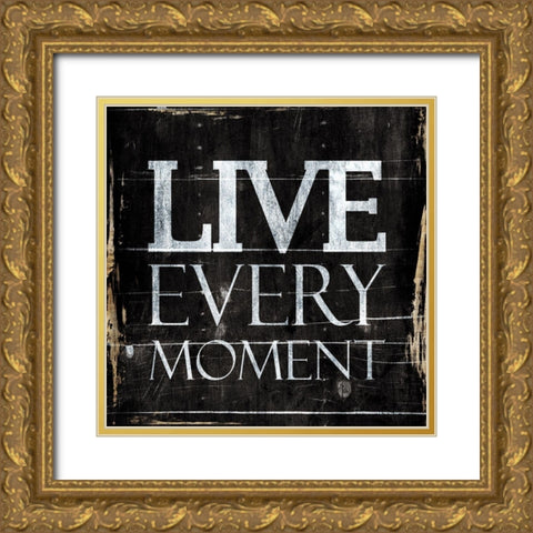Live Gold Ornate Wood Framed Art Print with Double Matting by Villa, Mlli