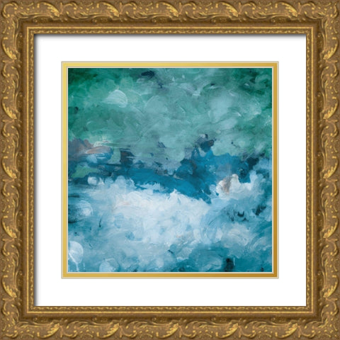 Cloudy With Chance Gold Ornate Wood Framed Art Print with Double Matting by Villa, Mlli
