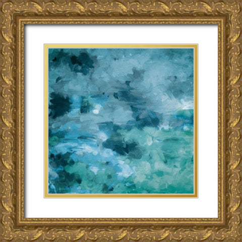 More Cloudy With Chance Gold Ornate Wood Framed Art Print with Double Matting by Villa, Mlli