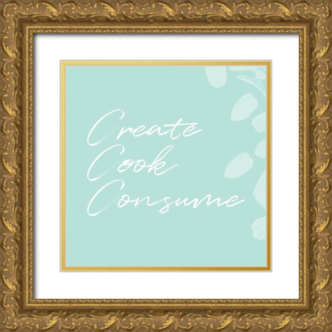 CCC Gold Ornate Wood Framed Art Print with Double Matting by Villa, Mlli