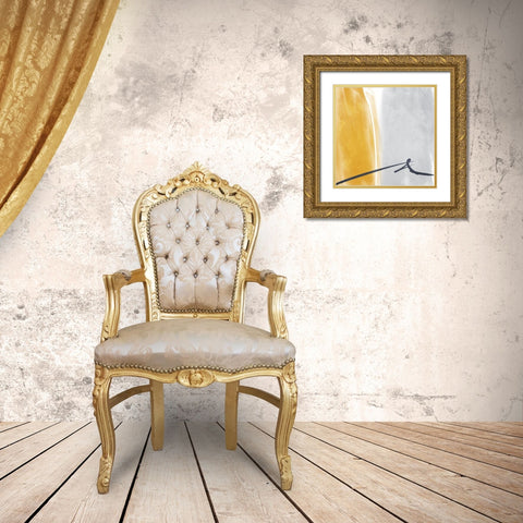 Race Gold Ornate Wood Framed Art Print with Double Matting by Villa, Mlli