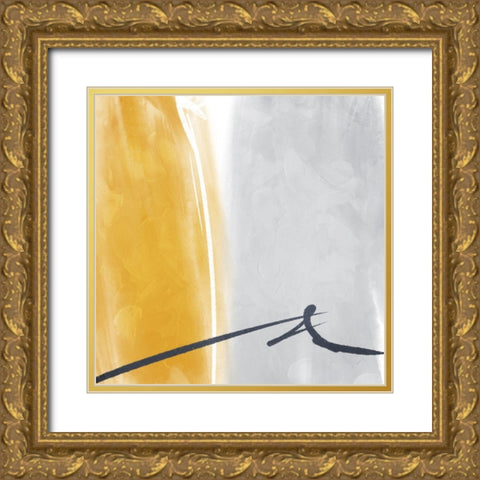 Race Gold Ornate Wood Framed Art Print with Double Matting by Villa, Mlli