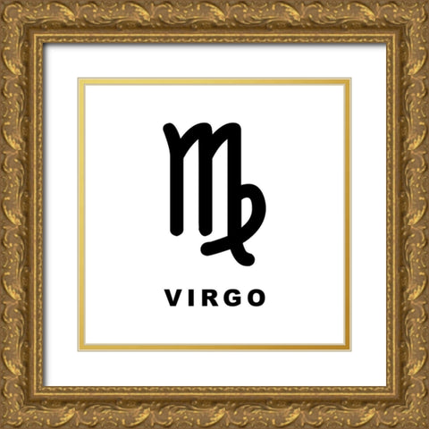 Virgo Gold Ornate Wood Framed Art Print with Double Matting by Villa, Milli