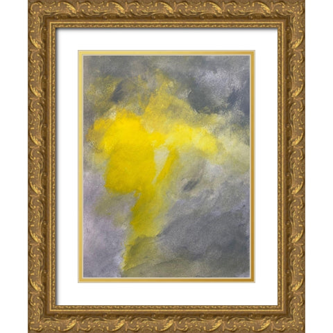 Clouded Sunshine 1 Gold Ornate Wood Framed Art Print with Double Matting by Spina, Phyllis