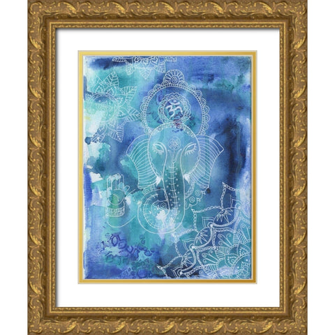 Great Deity Gold Ornate Wood Framed Art Print with Double Matting by Varacek, Pam