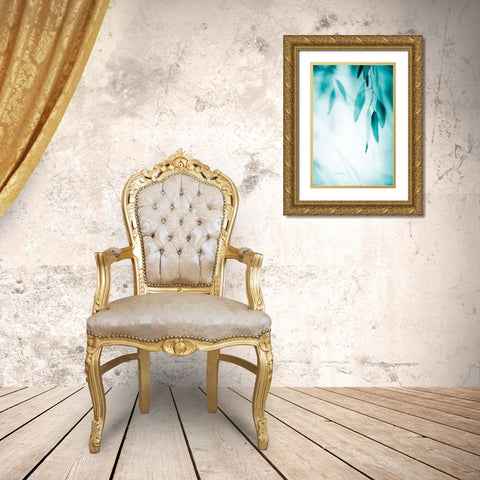 Emerald Variation 1 Gold Ornate Wood Framed Art Print with Double Matting by Poinski, Dianne