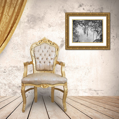 Summer Afternoon BW Gold Ornate Wood Framed Art Print with Double Matting by Poinski, Dianne