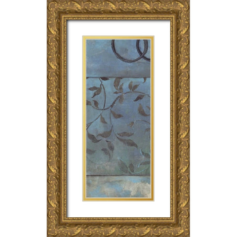 . Gold Ornate Wood Framed Art Print with Double Matting by Haynes, Smith